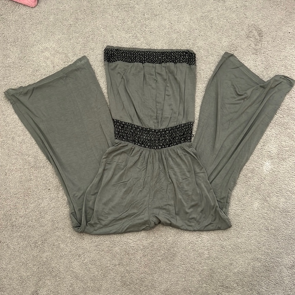 Flare leg jumpsuit